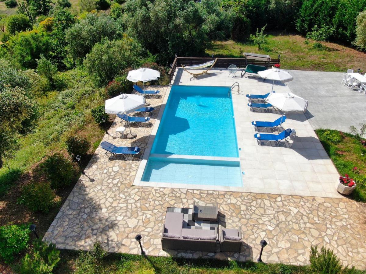 Villa Jazz Rock With Large Private Pool Gouvia Exteriör bild